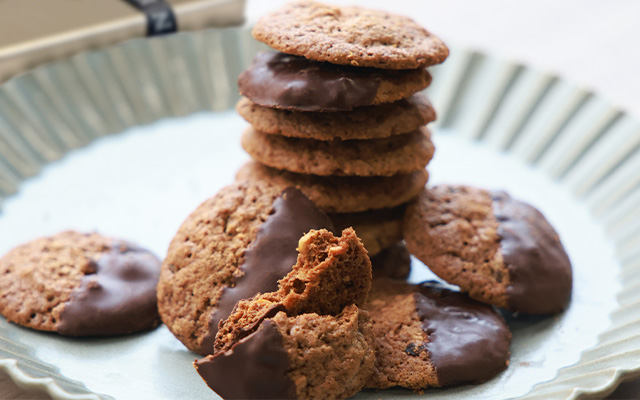 ざくざくライ麦クッキー