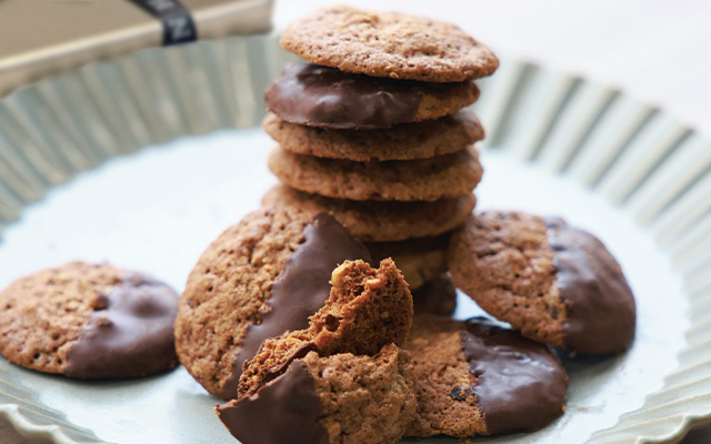 ざくざくライ麦クッキー